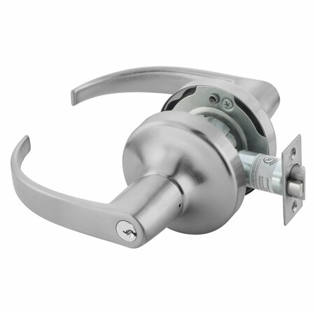 YALE COMMERCIAL Classroom Pacific Beach Lever Grade 2 Cylindrical Lock with Schlage C Keyway, 694 Latch, and PB4708LN626SCHC